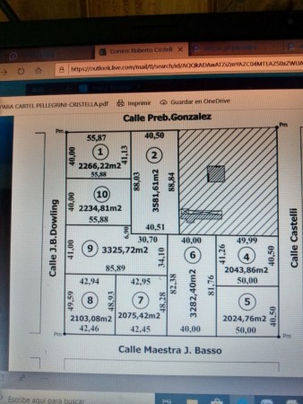 VENTA DE LOTE EN ZONA RESIDENCIAL