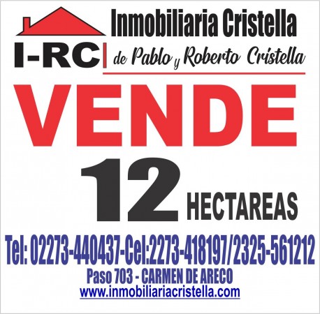 Venta de 12 Hectareas 