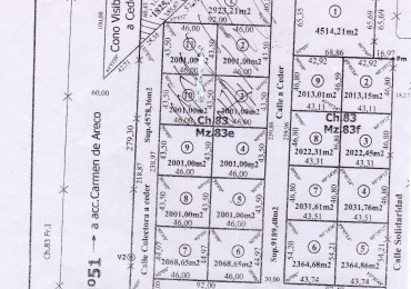 VENTA DE LOTES EN ZONA INDUSTRIAL Y RESINDECIAL