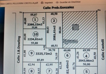 VENTA DE LOTE EN ZONA RESIDENCIAL