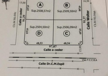 VENTA DE LOTES EN ZONA RESIDENCIAL